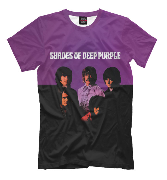 Футболка для мальчиков с изображением Deep Purple цвета Белый