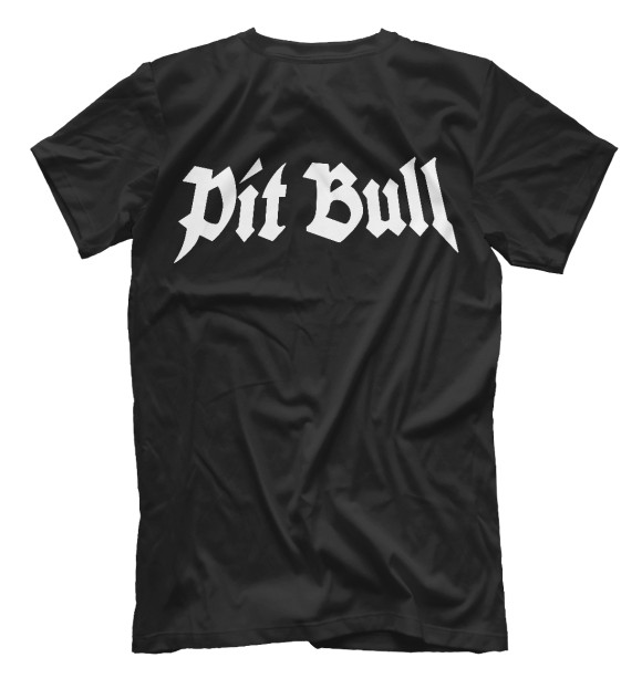 Футболка для мальчиков с изображением Злой Питбуль (Pit Bull) цвета Белый