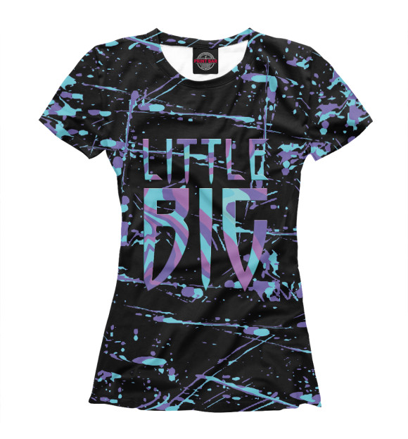 Женская футболка с изображением Little Big цвета Белый