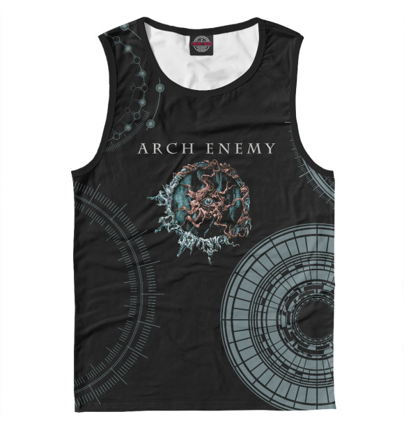 Майка для мальчика с притом Arch Enemy цвета Белый Майка для мальчика с изображением Arch Enemy цвета Белый