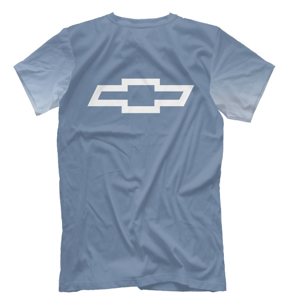 Мужская футболка с изображением Chevrolet Camaro ZL 1 цвета Белый
