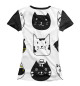 Женская футболка Мордочки котов