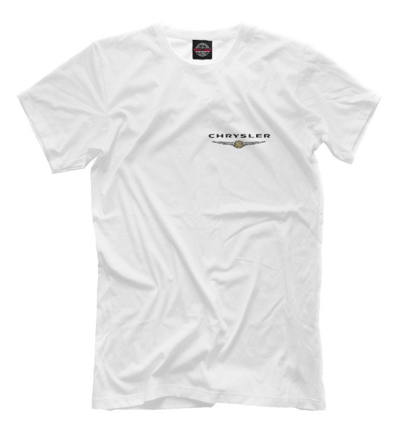 Мужская футболка с изображением Chrysler цвета Белый