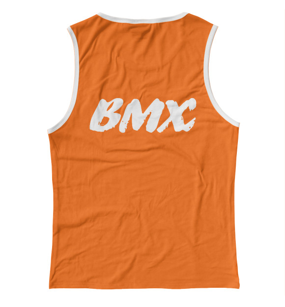 Женская майка с изображением BMX цвета Белый