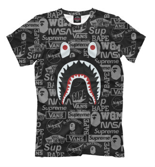 Мужская футболка Bape shark