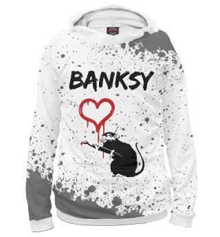 Худи для мальчика Banksy - Крыса и Сердечко