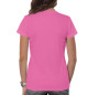 Женская футболка Корги на розовом фоне