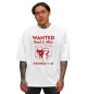 Мужская футболка оверсайз Wanted Cat