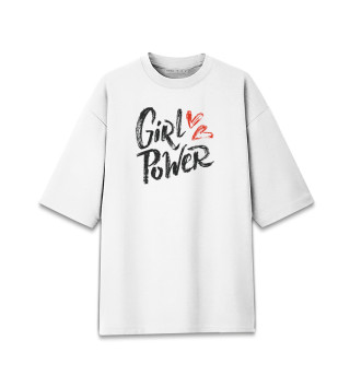 Мужская футболка оверсайз Girl power