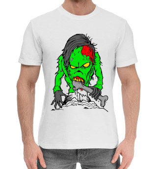 Мужская хлопковая футболка Ходячие мертвецы Зомби