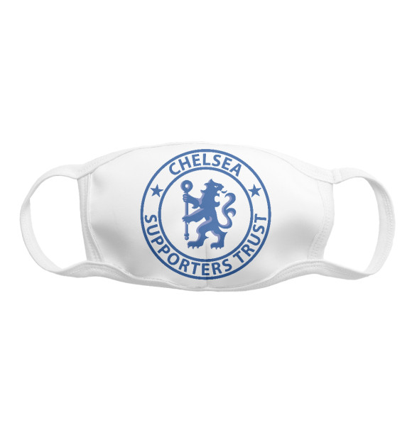 Маска тканевая с изображением Chelsea FC цвета Белый