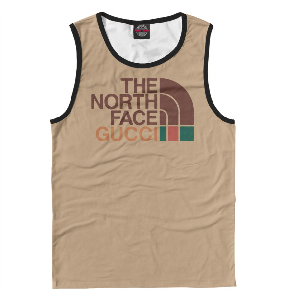 Майка для мальчика с изображением The North Face цвета Белый