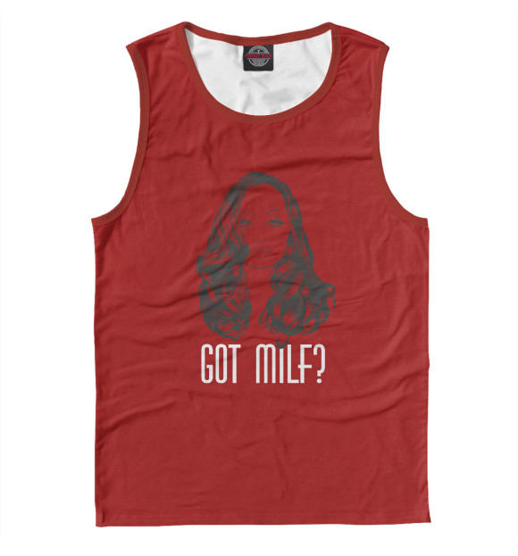 Майка для мальчика с изображением Got Milf? цвета Белый