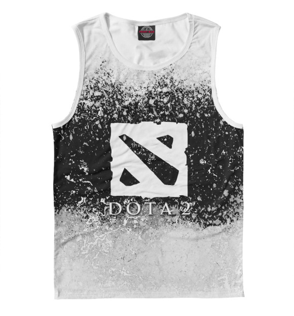 Майка для мальчика с изображением Dota 2 | краски цвета Белый