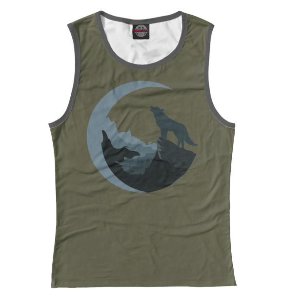 Майка для девочки с изображением Loneliness цвета Белый