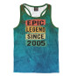 Мужская майка-борцовка Epic Legen Since 2005