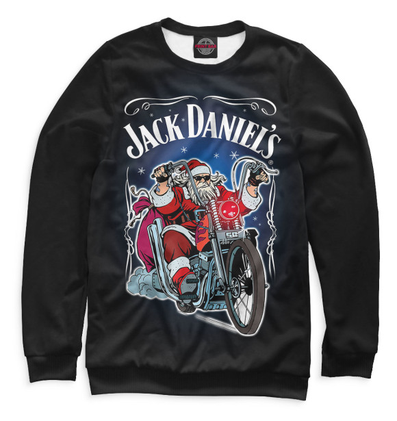 Мужской свитшот с изображением Jack Daniel's цвета Белый
