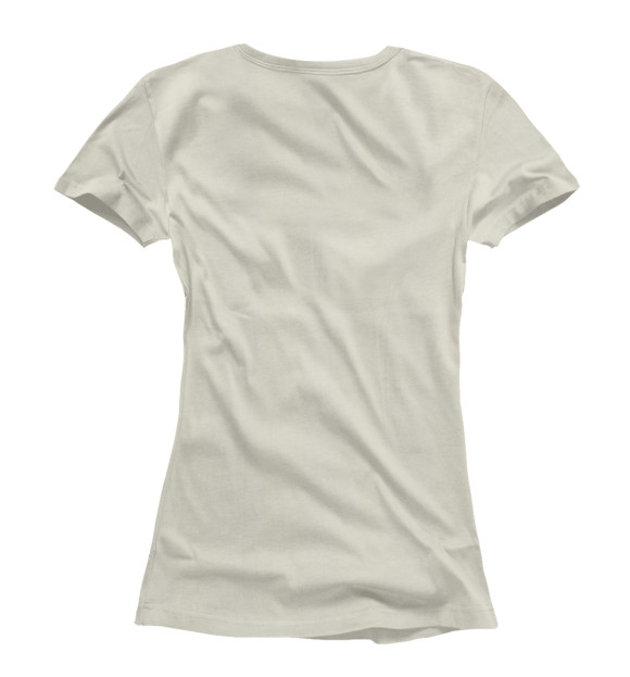 Женская футболка с изображением Мой сосед Тоторо цвета Белый