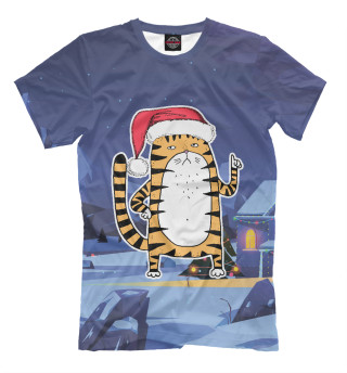 Мужская футболка Тигр 2022 Новый год