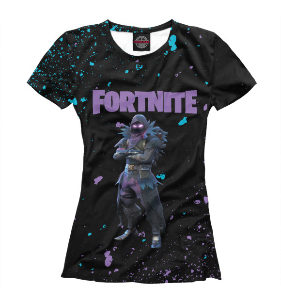 Женская футболка с изображением FORTNITE цвета Белый