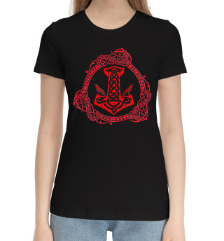Хлопковая футболка для девочек Символ Тора