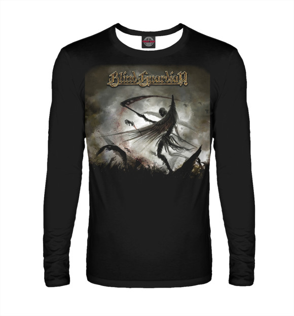Мужской лонгслив с изображением Blindguardian цвета Белый