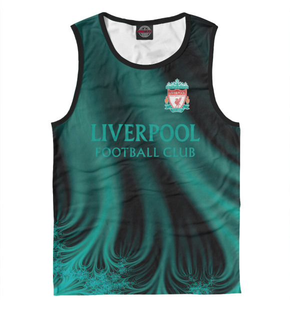 Майка для мальчика с изображением Liverpool цвета Белый