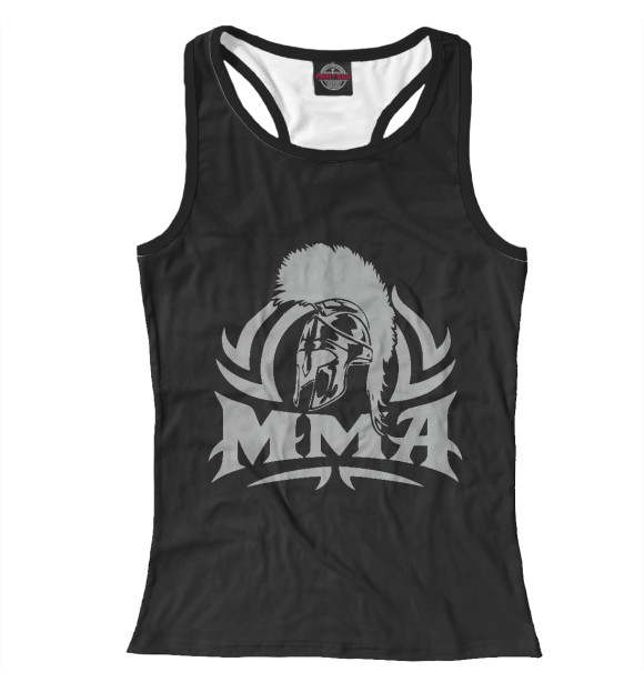 Женская майка-борцовка с изображением MMA Fighter цвета Белый