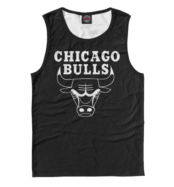 Майка для мальчика с изображением Chicago Bulls цвета Белый