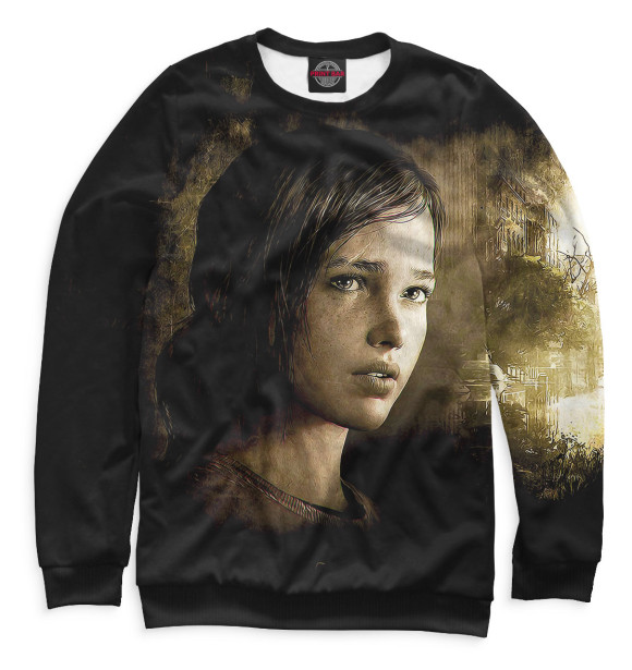 Женский свитшот с изображением Маленькая Элли цвета Белый