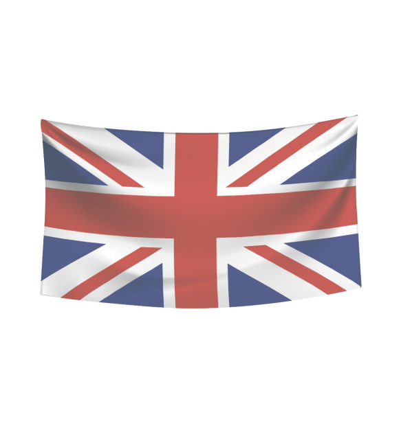 Флаг с изображением Великобритания цвета Белый