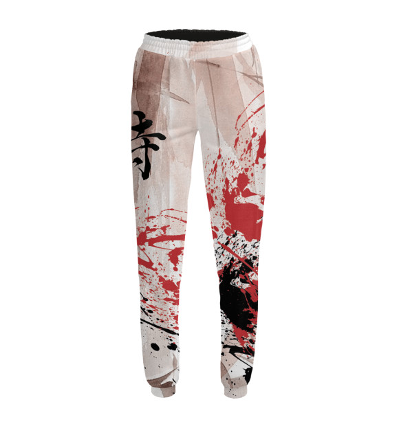 Женские спортивные штаны с изображением Япония цвета Белый