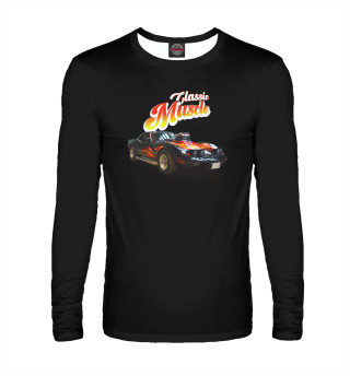 Chevrolet Corvette на черном фоне