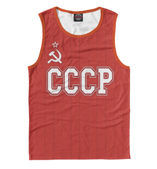 Майка для мальчика СССР Советский союз в полосу на красном