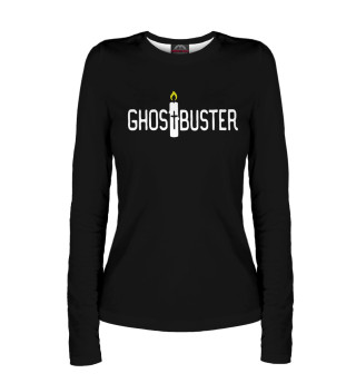 Лонгслив для девочки Ghost Buster black