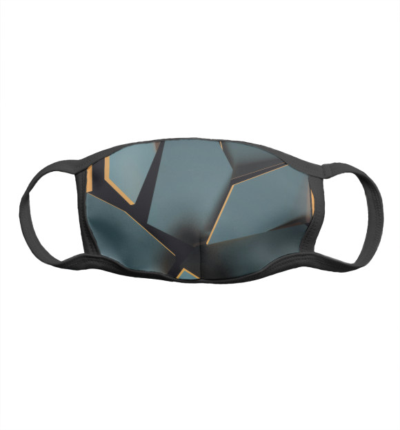 Маска тканевая с притом 3D плиты цвета Белый Маска тканевая с изображением 3D плиты цвета Белый