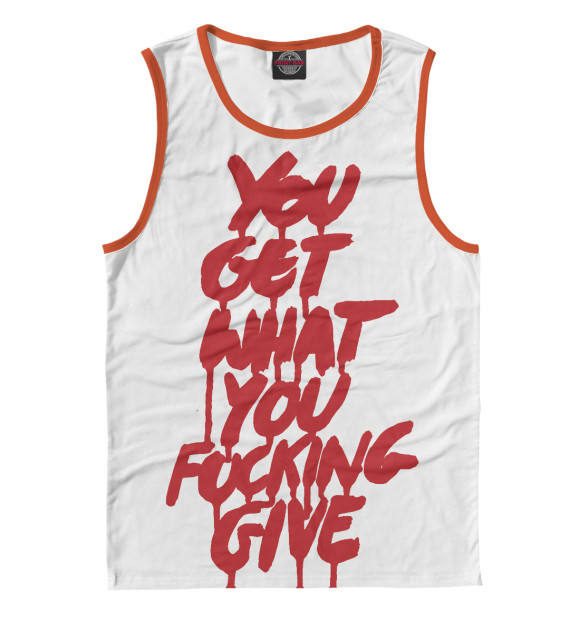 Майка для мальчика с изображением Ты получаешь по заслугам цвета Белый