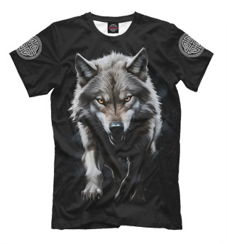 Мужская футболка Волк - мы с тобой одной крови