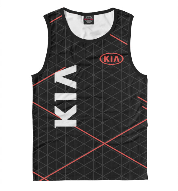 Майка для мальчика с изображением KIA цвета Белый