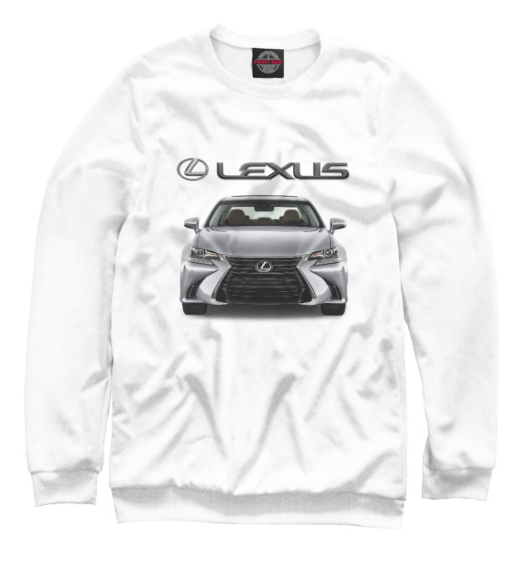Свитшот для мальчиков с изображением Lexus цвета Белый