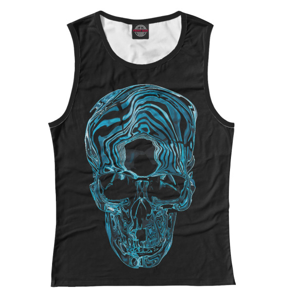 Майка для девочки с изображением Иллюзия цвета Белый