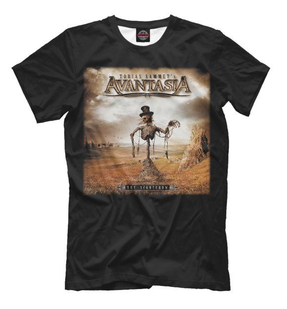 Мужская футболка с изображением Avantasia цвета Белый