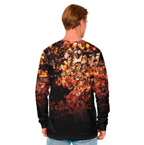 Мужской свитшот с изображением Медведь с автоматом цвета Белый