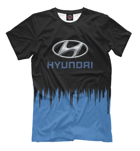 Футболка для мальчиков с изображением Hyundai цвета Белый