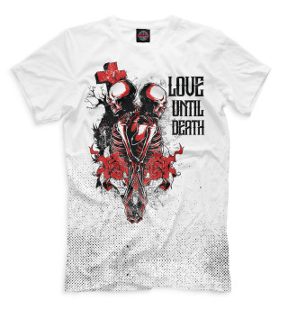 Мужская футболка Love until death