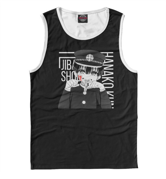 Мужская майка с изображением Ханако кун цвета Белый