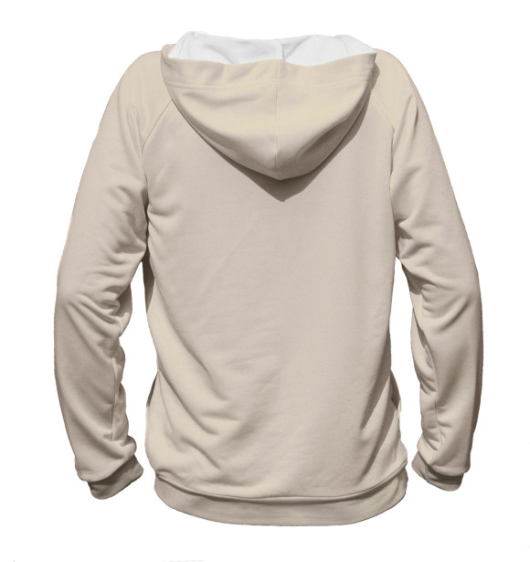 Женское худи с изображением Есть такая профессия - родину защищать! цвета Белый