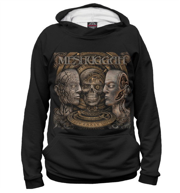 Женское худи с изображением Meshuggah цвета Белый