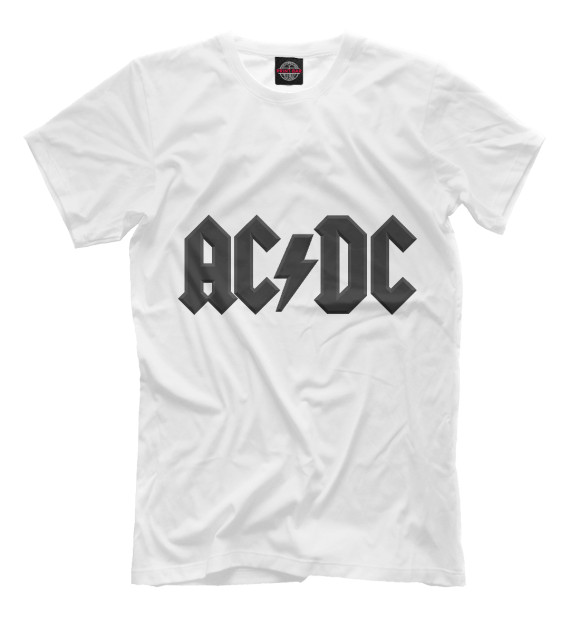 Футболка для мальчиков с изображением AC/DC цвета Белый