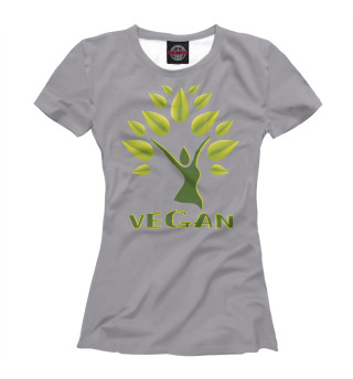 Женская футболка VEGAN